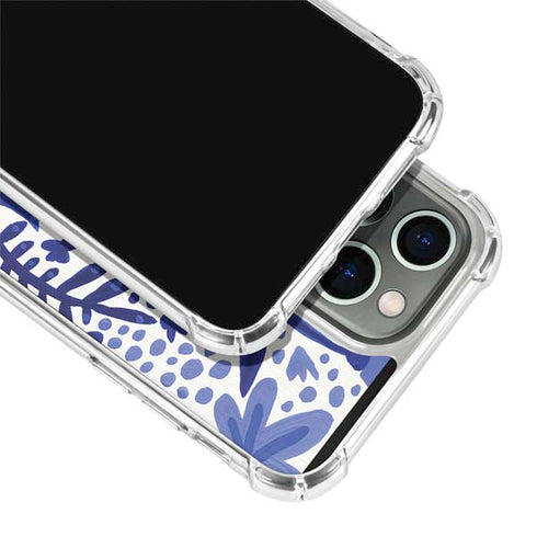 Blue Garden by Cat Coq iPhone 15 Pro Clear Case